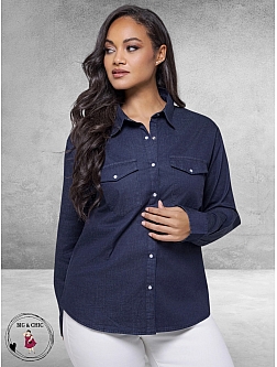 FOX FACTOR Blouse Toni Sundown Blue